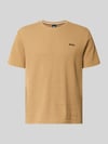 BOSS Regular Fit T-Shirt aus Baumwoll-Mix Camel