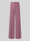 Rinascimento wide leg stoffen broek met knoopsluiting Oudroze