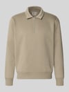 JACK & JONES Regular fit sweatshirt met wol model 'Bradley' Olijfgroen