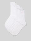 camano Socken mit Label-Print Weiss