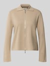 MM by Max Mara Strickjacke aus reiner Schurwolle Modell 'SNACK' Sand