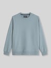Marc O'Polo Relaxed Fit Sweatshirt aus reiner Baumwolle Rauchblau