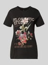 ONLY Regular fit T-shirt van puur katoen Model 'LUCY' Zwart