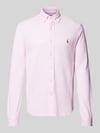 Polo Ralph Lauren Koszula casualowa o kroju regular fit z wyhaftowanym logo Różowy