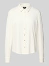 s.Oliver BLACK LABEL Regular Fit Blusenshirt aus Viskose-Mix Weiss