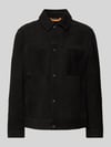 BOSS Orange Jacke in Leder-Optik Modell 'Jomare' Black