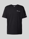 Champion T-shirt met labelprint Zwart