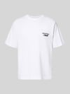JACK & JONES t-shirt met statementprint model 'NORREBRO' Wit