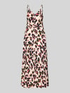 YAS Maxikleid aus Viskose mit Knopfleiste Modell 'SAVANNA' Black