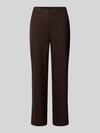 TONI Regular Fit Gerade Hose mit Viskose-Anteil Modell 'Sue' Dunkelbraun