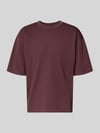 Jake*s Studio Men Relaxed Fit T-Shirt mit Rundhalsausschnitt Bordeaux