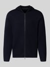 Christian Berg Men Regular Fit Strickjacke mit Lanawoll-Anteil Marine
