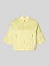 Rinascimento Jacke mit 1/2-Arm und Reißverschlusstaschen GELB
