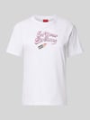 HUGO T-Shirt mit Rundhalsausschnitt Modell 'Damacia' Weiss