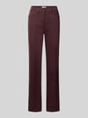 Raphaela By Brax Super slim fit smalle broek van mix van katoen en lyocell model 'LORELLA' Bordeaux