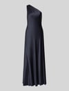Lauren Ralph Lauren Figurbetontes Abendkleid mit One-Shoulder-Ausschnitt Dunkelblau