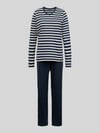 SCHIESSER Pyjama met streepmotief Blauw
