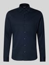 ROY ROBSON Slim Fit Business-Hemd mit Kentkragen BLACK