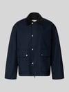 Selected Regular Fit Jacke aus reiner Baumwolle Modell 'KYLE' Marine
