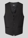 BOSS Weste mit Knopfleiste Black