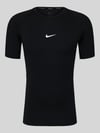 Nike Training Slim Fit Sport-T-Shirt mit Label-Print Black
