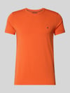 Tommy Hilfiger Slim Fit T-Shirt aus Baumwoll-Mix Orange