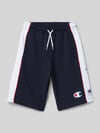 Champion Bermudas mit Label-Print Marine