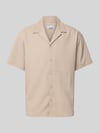 JACK & JONES Freizeithemd mit Knopfleiste Modell 'MASSIMO' Beige