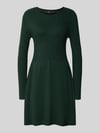 ONLY Regular Fit Strickkleid aus Viskose-Mix Modell 'ALMA' Dunkelgruen