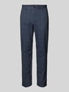 ONLY & SONS Spodnie o kroju tapered fit z dodatkiem streczu model ‘Mark’ Granatowy