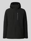 Icepeak Parka mit Kapuze und Ärmelriegeln Modell 'BAKERHILL' Black