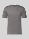 EA7 Emporio Armani Regular Fit T-Shirt mit Logo-Patch Mittelgrau
