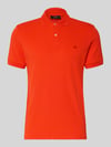 Peuterey Regular Fit Poloshirt mit Stitching Modell 'PLANTAGO' Orange