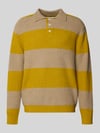 Wood Wood Gebreide pullover met Polokraag Model 'Kimse' Geel