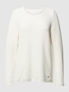 Brax Strickpullover mit Label-Detail Modell 'STYLE.LESLEY' Offwhite