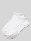 CK Calvin Klein Sneakersokken met labeldetail in een set van 2 paar Wit