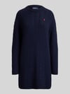 Polo Ralph Lauren Fließendes Freizeitkleid aus Woll-Kaschmir-Mix Marine