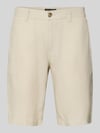 Marc O'Polo Regular Fit Shorts aus reinem Leinen Modell 'RESO JOGGER' Beige