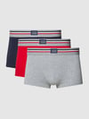 Jockey Korte jeans met logodetail in een set van 3 stuks Rood
