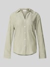 s.Oliver RED LABEL Regular fit blouse met lange mouwen van pure viscose Kaki