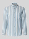 Tom Tailor Regular Fit Freizeithemd aus reiner Baumwolle Rauchblau