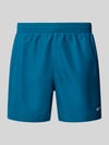 Nike Badeshorts mit Logo-Stitching und Eingrifftaschen Tuerkis