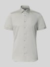OLYMP Level 5 Slim Fit Business-Hemd mit Kentkragen Gruen