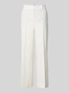 SEDUCTIVE Hose aus Leinen-Mix mit Bügelfalten Modell 'DOMINICA' Offwhite