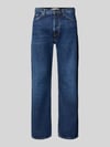Wood Wood Jeans im Used-Look Modell 'Type 2' Dunkelblau
