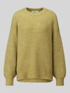 Selected Relaxed Fit Pullover aus Woll-Mix Modell 'LULU' Hellgruen