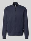 GOFRANCK Bluzon z detal z logo model 'MILD' Granatowy