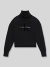 Calvin Klein Jeans Regular Fit Pullover aus reiner Baumwolle Black
