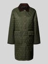 Barbour Regular Fit Steppmantel mit Druckknöpfen Oliv