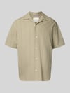JACK & JONES Premium Regular Fit Freizeithemd aus Baumwoll-Mix mit Leinen-Anteil Modell 'MONTANA' Lind